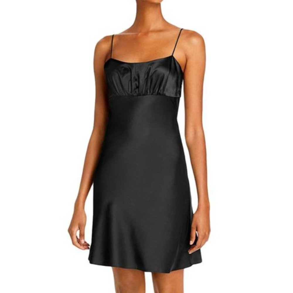 Aqua Black Dress Women M New
